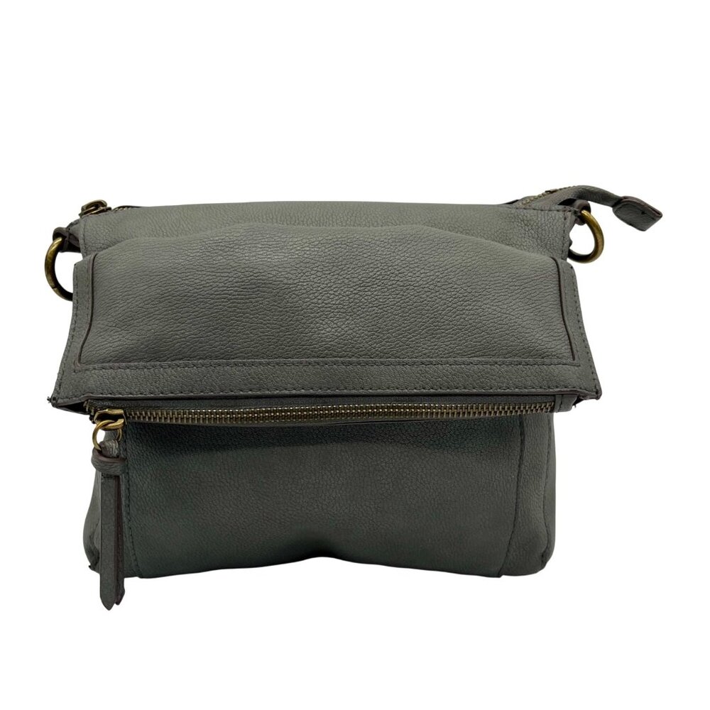 Sonoma Grey Faux Leather Good For Life Victoria Crossbody Bag